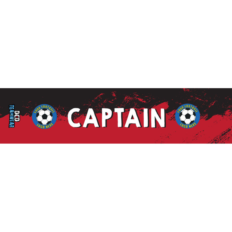 Custom Captain's Armband - Design 3 (Red)