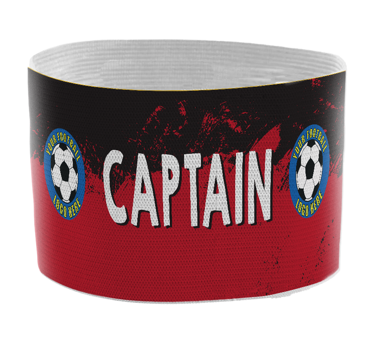 Custom Captain's Armband - Design 3 (Red)