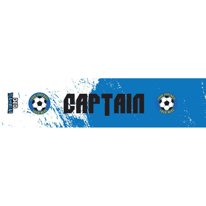 Custom Captain's Armband - Design 4 (Blue)