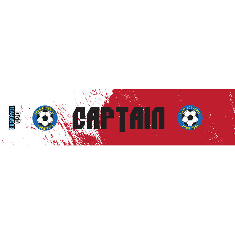 Custom Captain's Armband - Design 4 (Red)