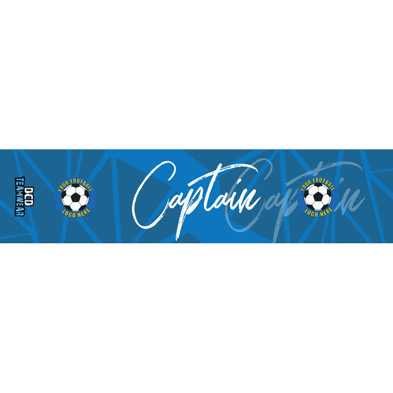 Custom Captain's Armband - Design 5 (Blue)