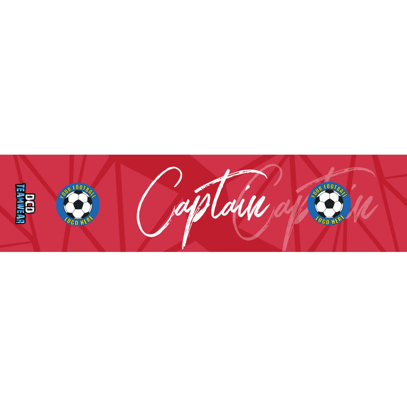 Custom Captain's Armband - Design 5 (Red)