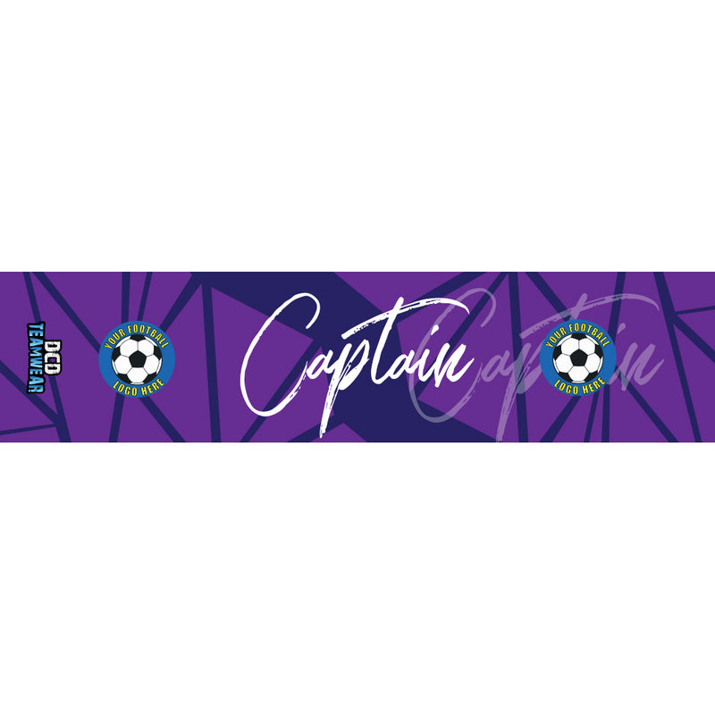 Custom Captain's Armband - Design 5 (Purple)