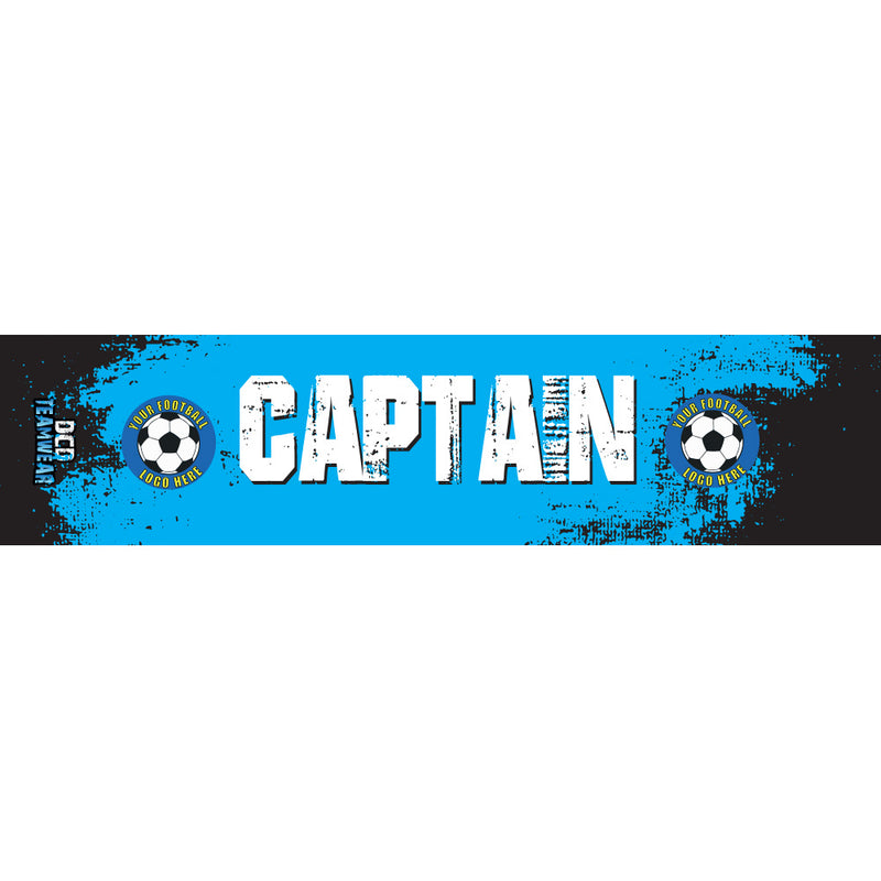 Custom Captain's Armband - Design 6 (Blue)