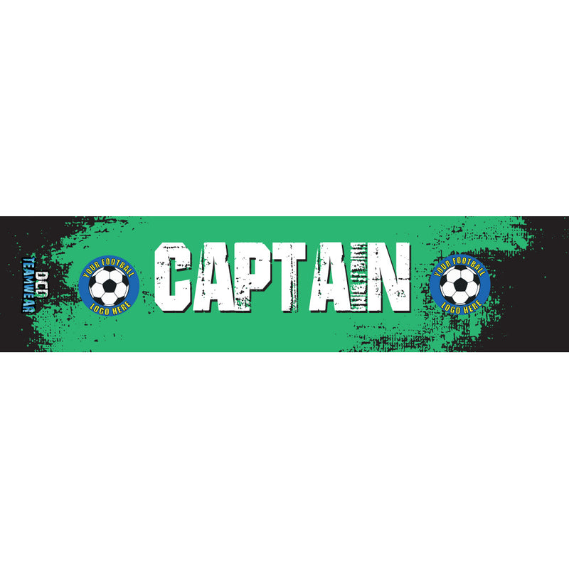 Custom Captain's Armband - Design 6 (Green)