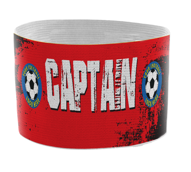 Custom Captain's Armband - Design 6 (Red)