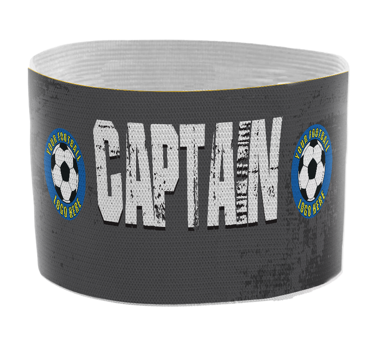 Custom Captain's Armband - Design 6 (Grey)