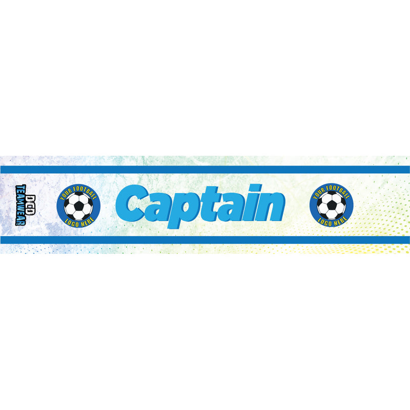 Custom Captain's Armband - Design 7 (Blue)