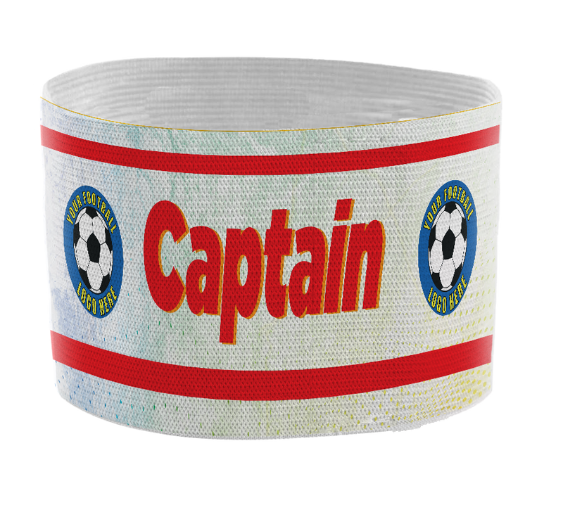 Custom Captain's Armband - Design 7 (Red)