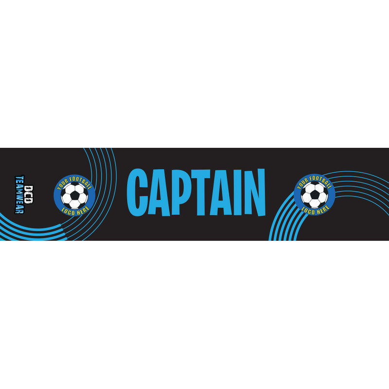 Custom Captain's Armband - Design 8 (Blue)