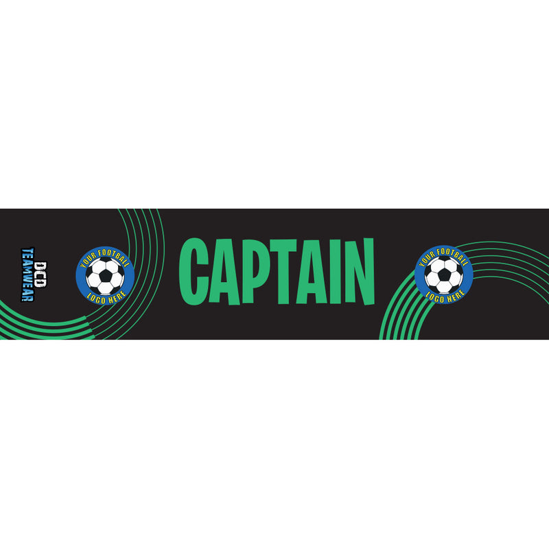 Custom Captain's Armband - Design 8 (Green)