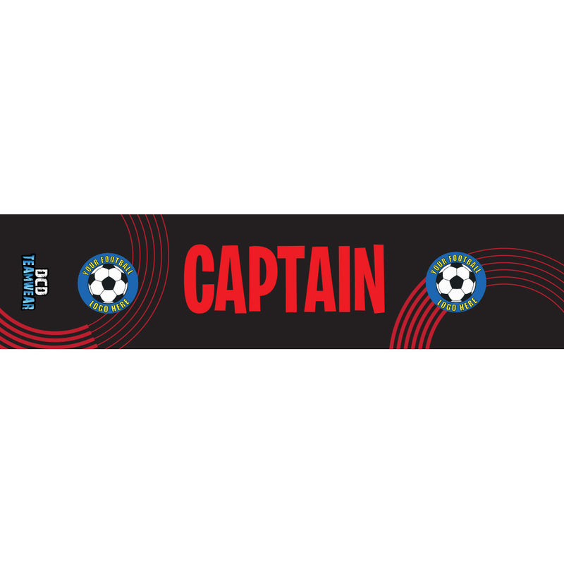 Custom Captain's Armband - Design 8 (Red)