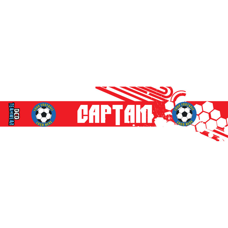 Custom Captain's Armband - Design 9 (Red)