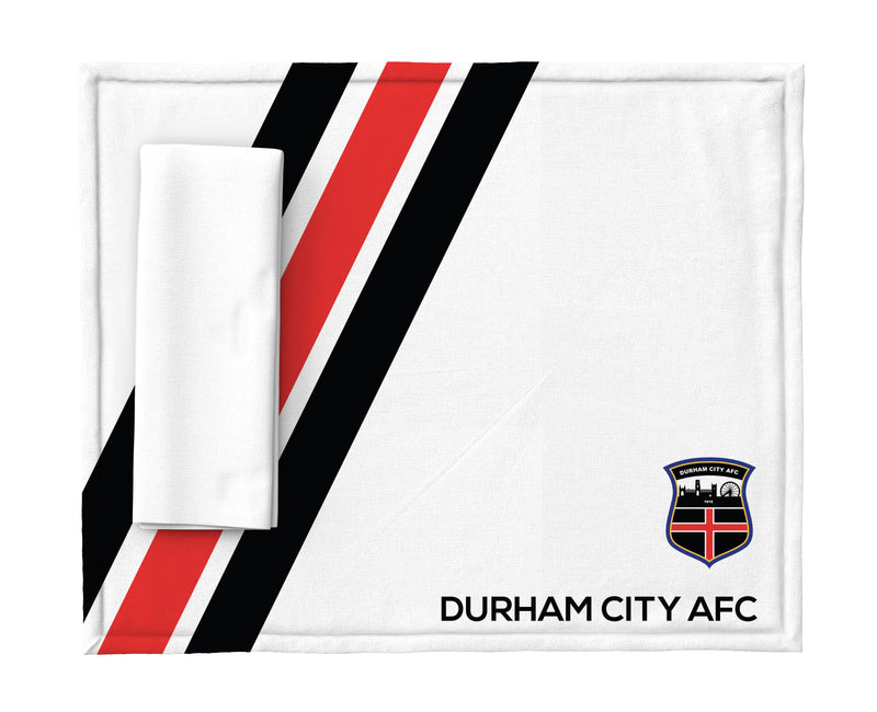 Official Durham City AFC White Large Golf Towel