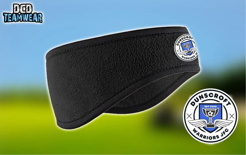 Dunscroft Warriors FC Suprafleece Headband - ADULT (Black)