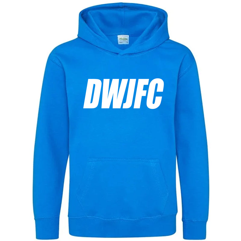 Dunscroft Warriors Sky Blue Hoody - Initials Text