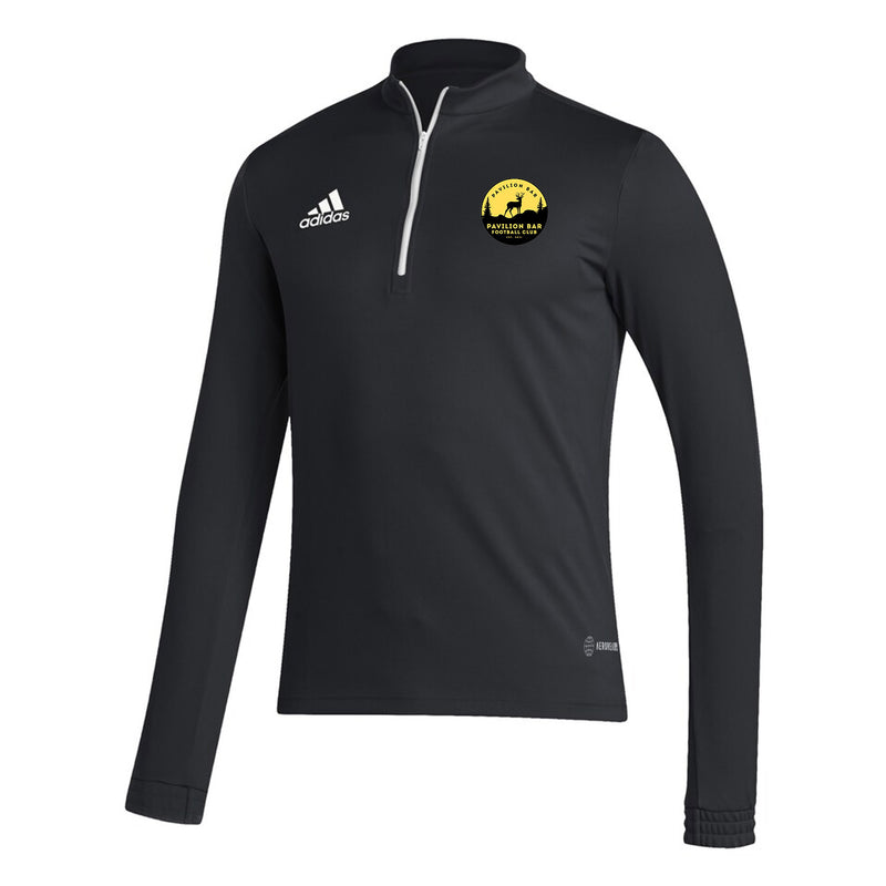 Pavilion Bar FC Adidas Entrada Black Half Zip Top - JUNIORS