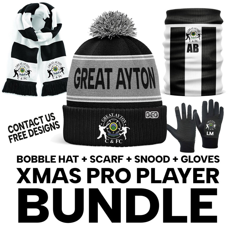 CUSTOM Any Team or Colour BUNDLE Box - Hat Scarf Snood Gloves