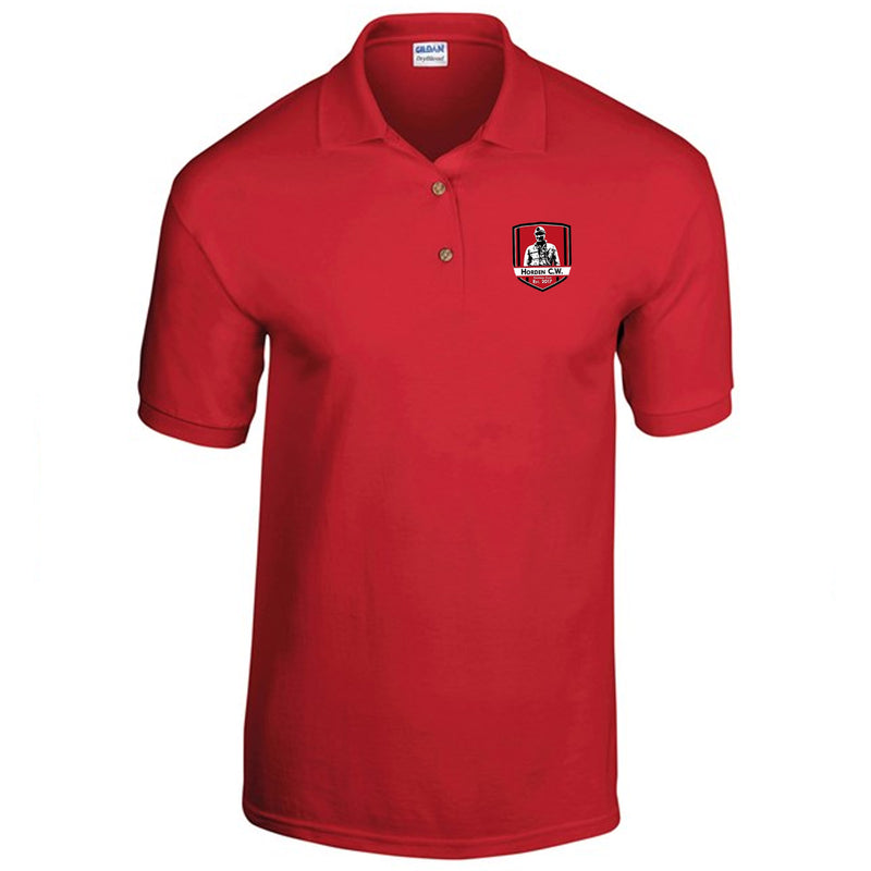 Horden CW FC Golf Polo Shirt - JUNIORS RED GD40B