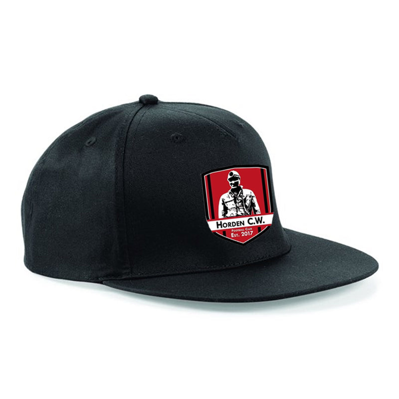 Horden CW FC 5-panel Black Snapback Cap B610C