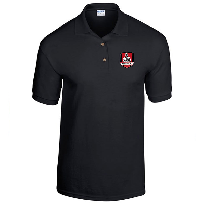 Horden CW FC Golf or Matchday Polo Shirt - JUNIORS Black GD40B