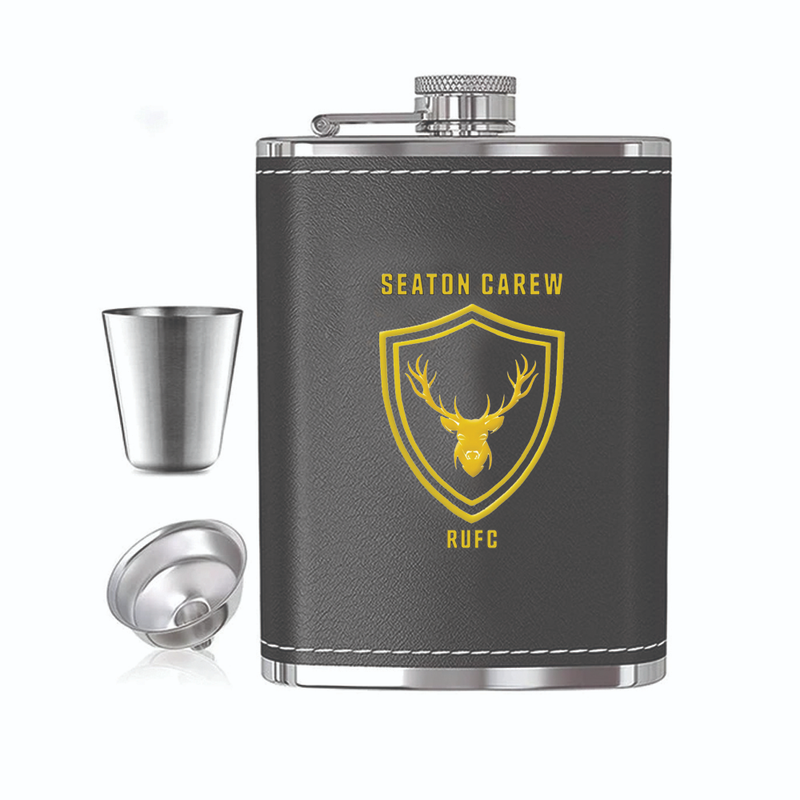 Seaton Carew Scrufs Rugby Hip Flask