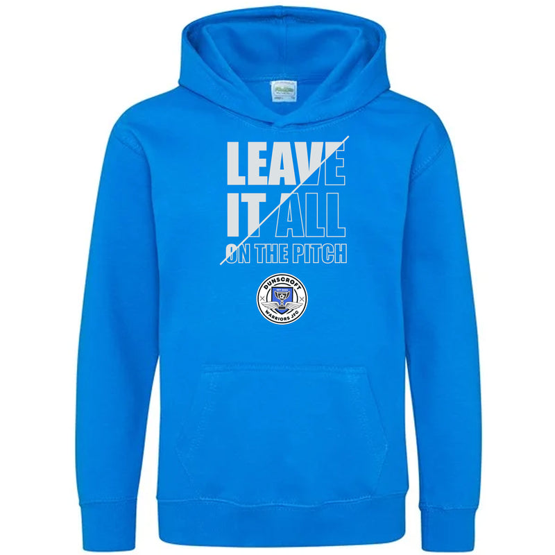 Dunscroft Warriors Sky Blue Hoody - LEAVE IT ALL ON PITCH