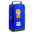 Football Boot Bags for Boys with Free Kit and Initials – Durable and Personalized Sports Bag - Mens Bald