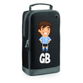 Football Boot Bags for Boys with Free Kit and Initials – Durable and Personalized Sports Bag - Mens Bhrunette Stripes