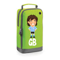 Football Boot Bags for Boys with Free Kit and Initials – Durable and Personalized Sports Bag - Mens Bhrunette Stripes