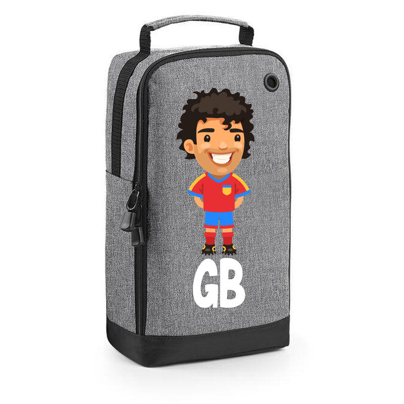 Football Boot Bags for Boys with Free Kit and Initials – Durable and Personalized Sports Bag - Mens Brunette