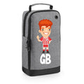 Football Boot Bags for Boys with Free Kit and Initials – Durable and Personalized Sports Bag - Mens Ginger