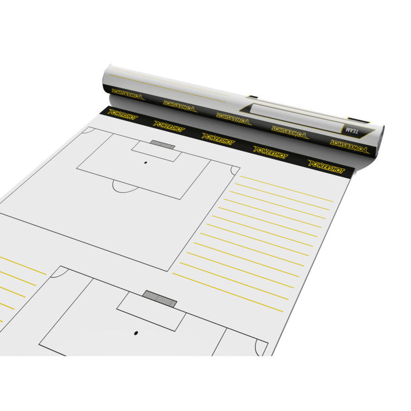 Powershot Set Of 20 Tactic Sheets Football - 3 Half Pitches