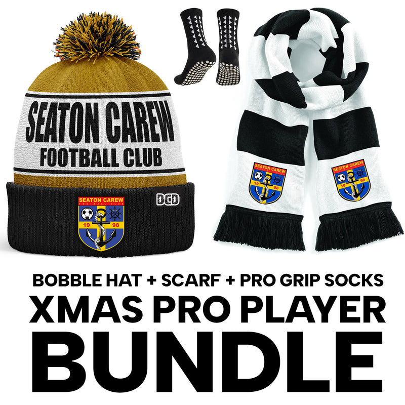 Seaton Carew £25 Player Winter BUNDLE  - Hat Scarf Socks