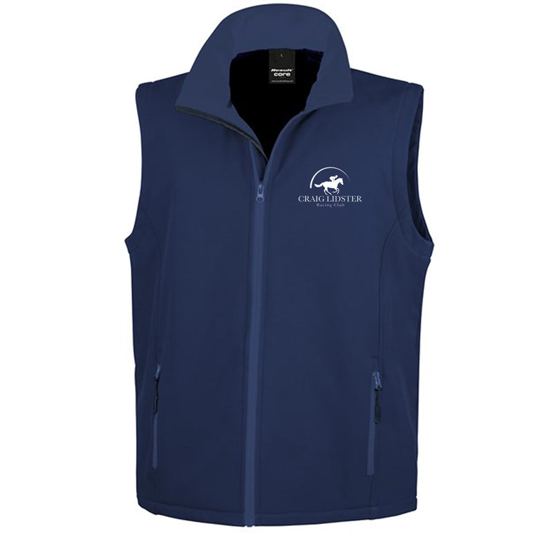 Craig Lidster Racing Club Standard Softshell Gilet - ADULT