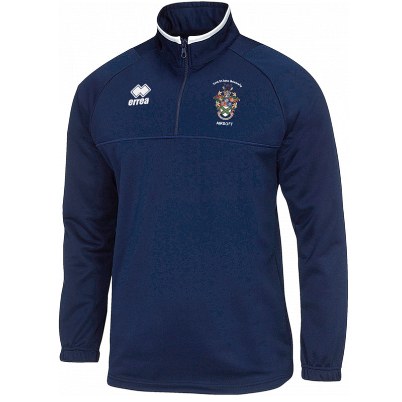 York St John University Mansel Half Zip Top - Airsoft