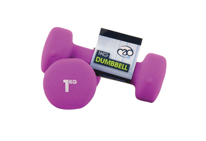 Yoga-Mad Neoprene Dumbbells