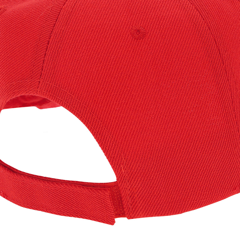 Macron Pepper Baseball Cap  (5 Pz), Red, Senior