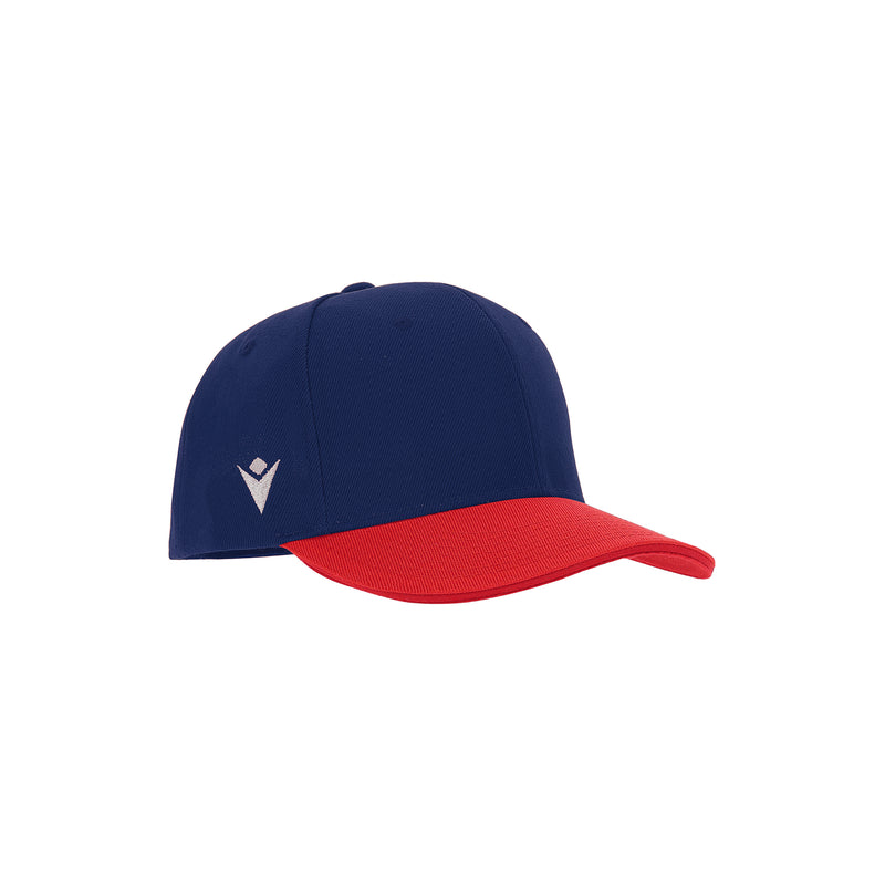 Macron Pepper Baseball Cap  (5 Pz), Navy red, Senior