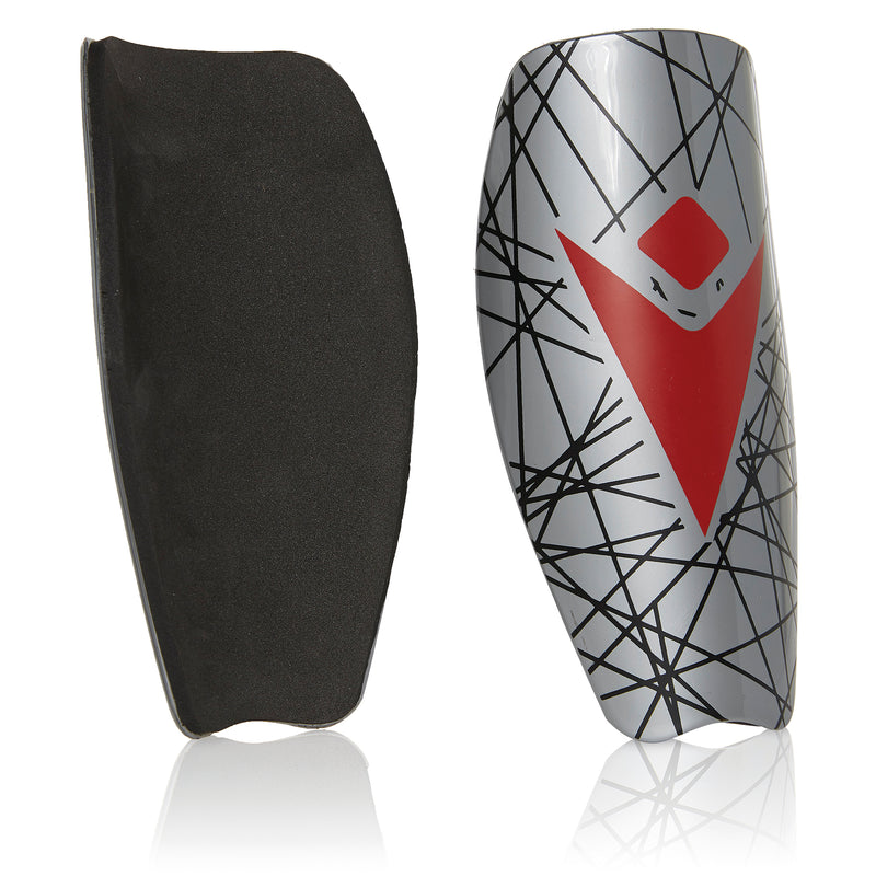 Macron Navistar Shin Pads, Grey, Senior