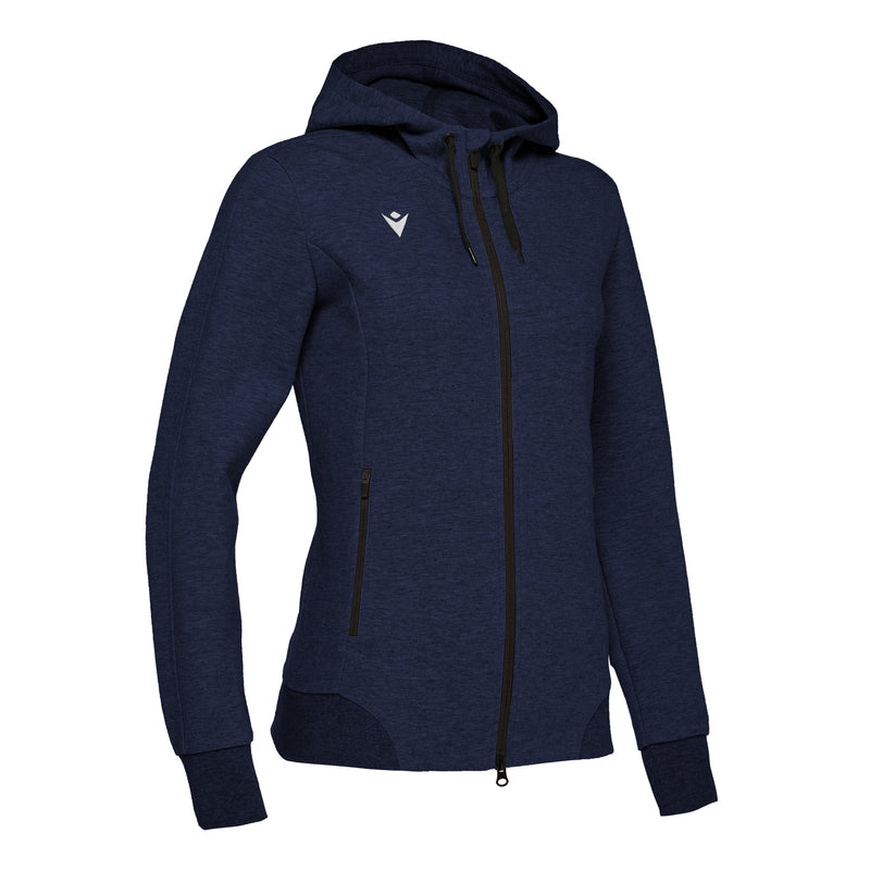 Macron Womens' Full Lenght Zip Hooded Sweatshirt Lyre - Junior